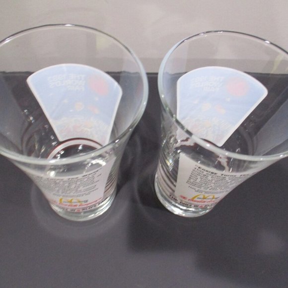 Pair of Vintage 1982 Worlds Fair Glasses Knoxville Tennessee Excellent Condition - Picture 5 of 6